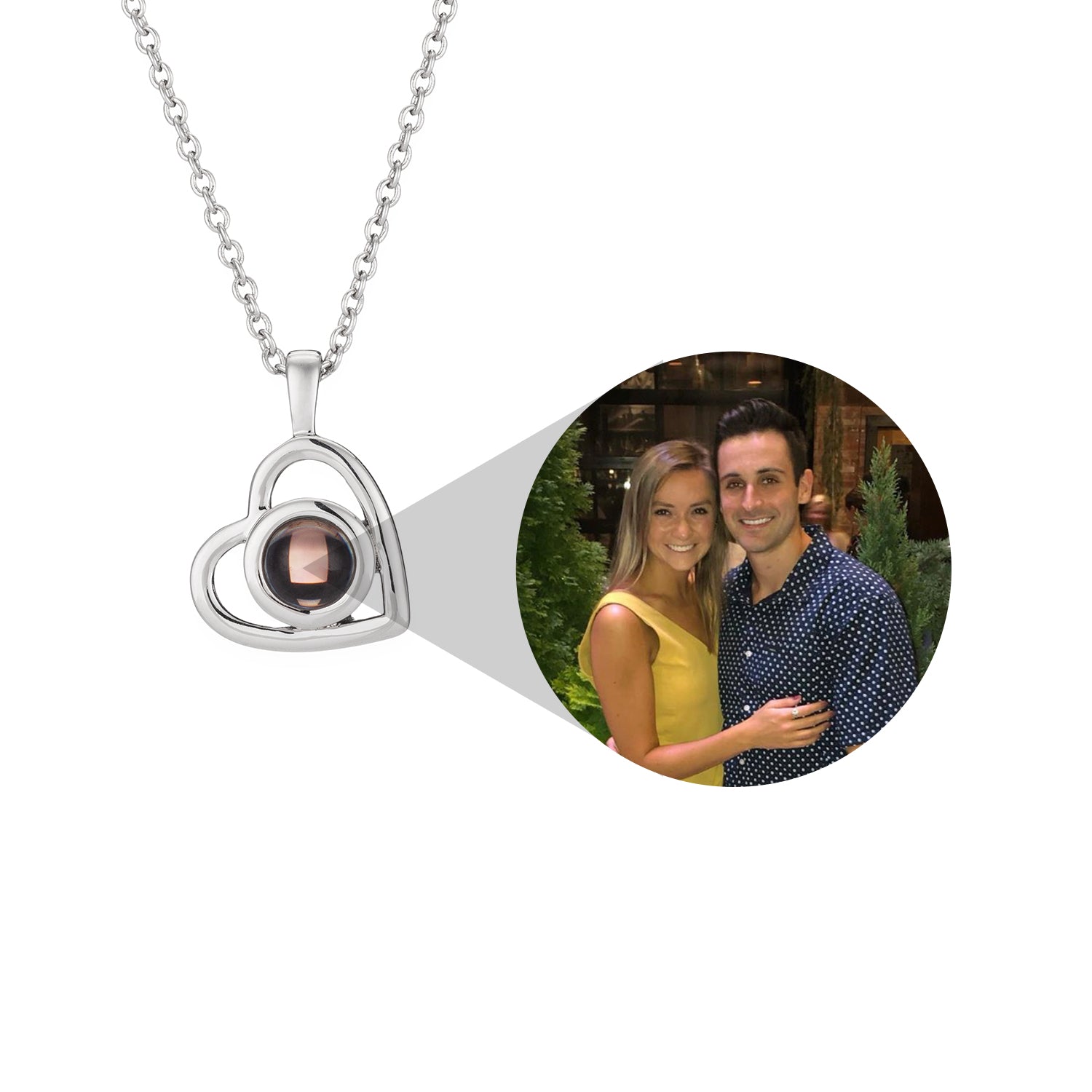 Angel Wings Heart Photo Locket Necklace, Necklace with Picture Inside –  ineffabless.com